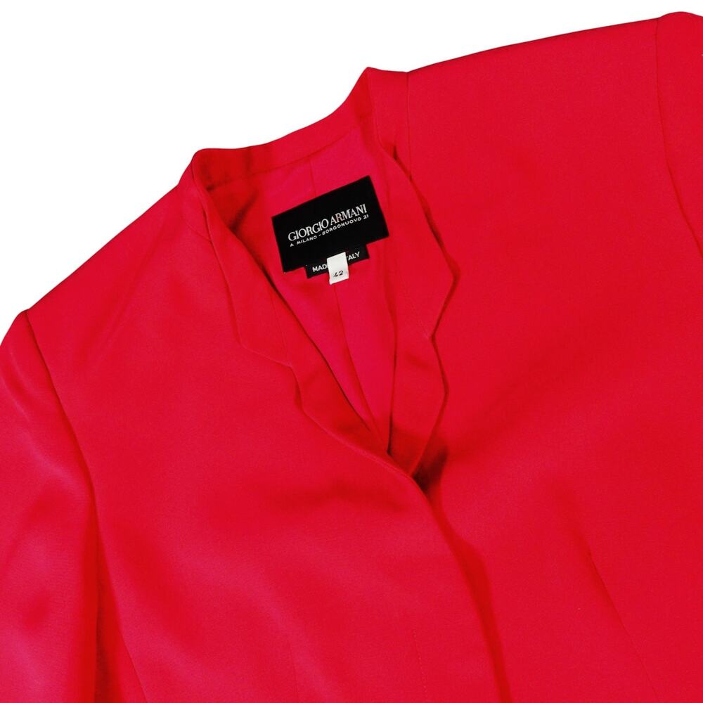 Giorgio Armani Silk Made in Italy Pink Suit Blazer 42 EU Size 6 US